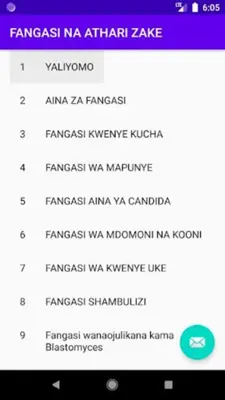 FANGASI NA ATHARI ZAKE android App screenshot 0