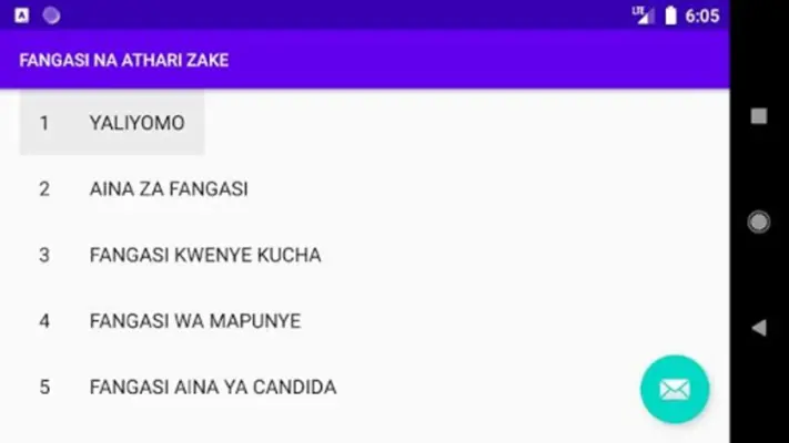FANGASI NA ATHARI ZAKE android App screenshot 1