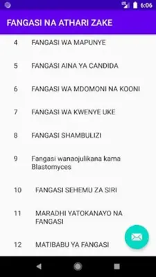 FANGASI NA ATHARI ZAKE android App screenshot 2